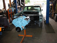 Engine on Stand